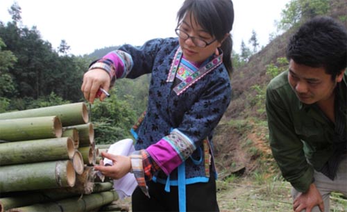 廣西大學(xué)生村官楊寧